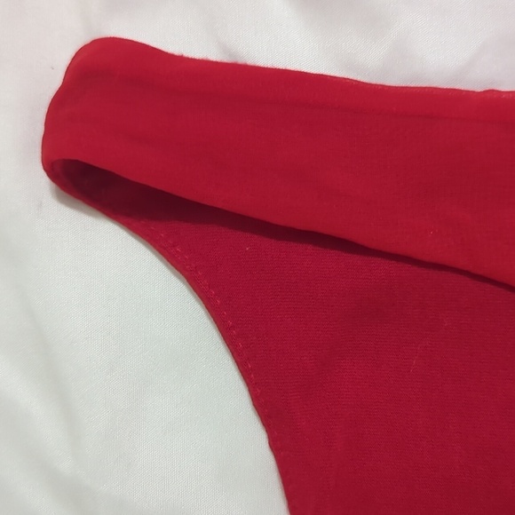 Express Chiffon Tank, Color Red Size L - Picture 4 of 15
